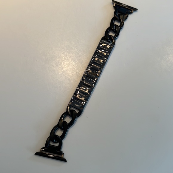 POSH TECH black stainless steel Apple Watch band - Picture 3 of 4